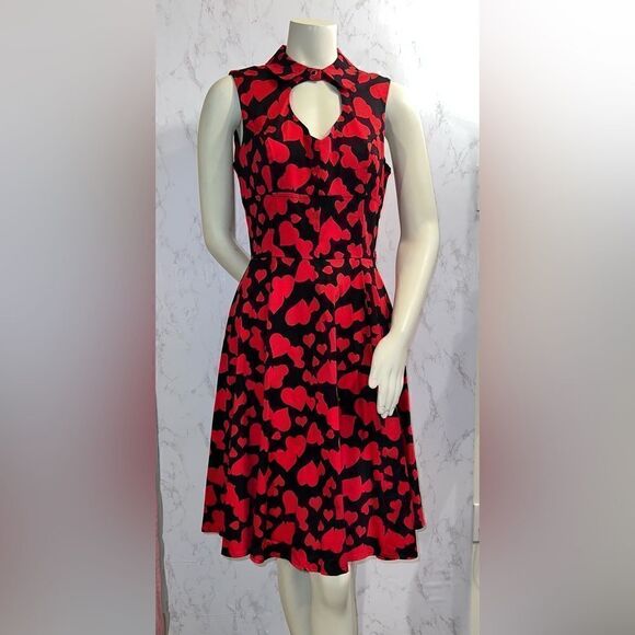 NWOT Hearts & Roses Swing Dress - Picture 4 of 8